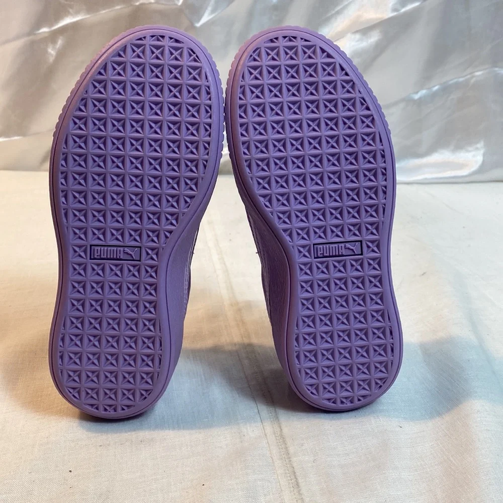 Puma kids Purple shoes Size 12.5 new - Picture 4 of 6